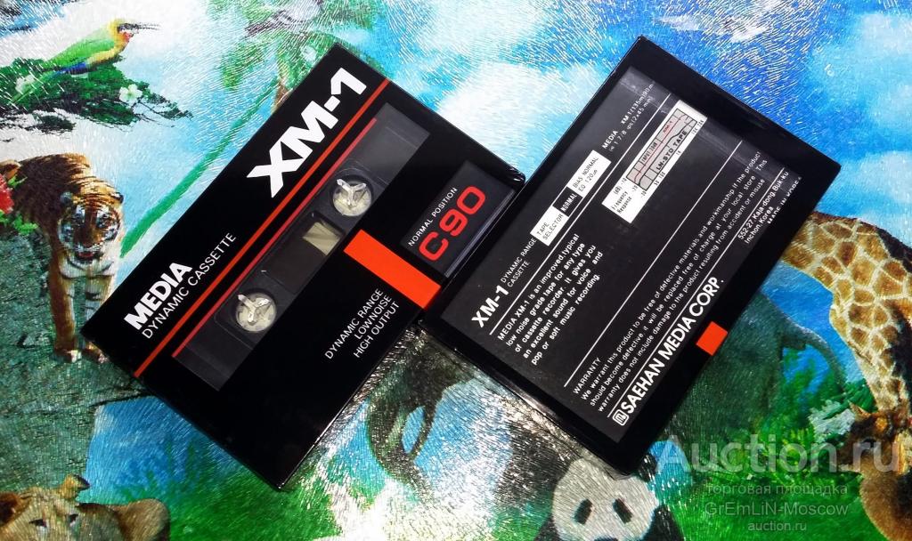 Aудиокaсcеты MEDIA XM-1 C90 (88г.) Кorеа
