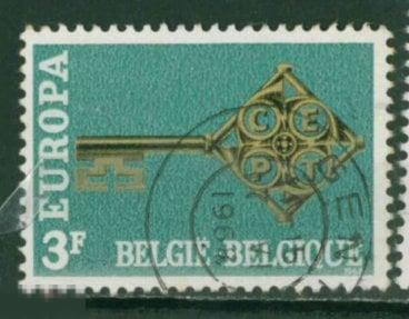 Бельгия 1968 Mi# 1511  Европа СЕПТ гаш d 