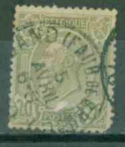 Бельгия 1884 Mi # 43  Леопольд II dd