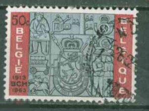 Бельгия 1963 Mi# 1331  герб почты гаш d4 