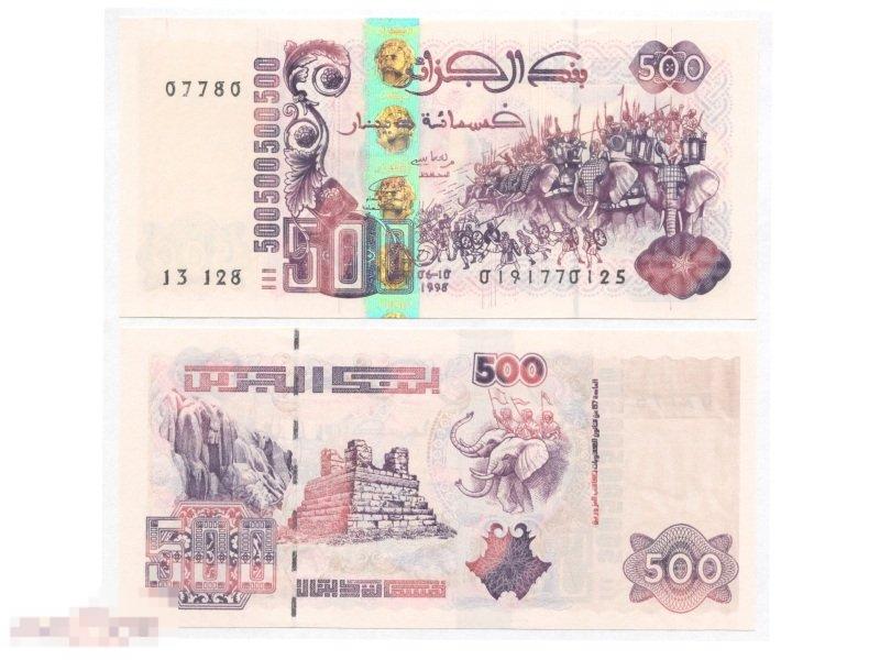 500 динар Алжира 1998 г. 