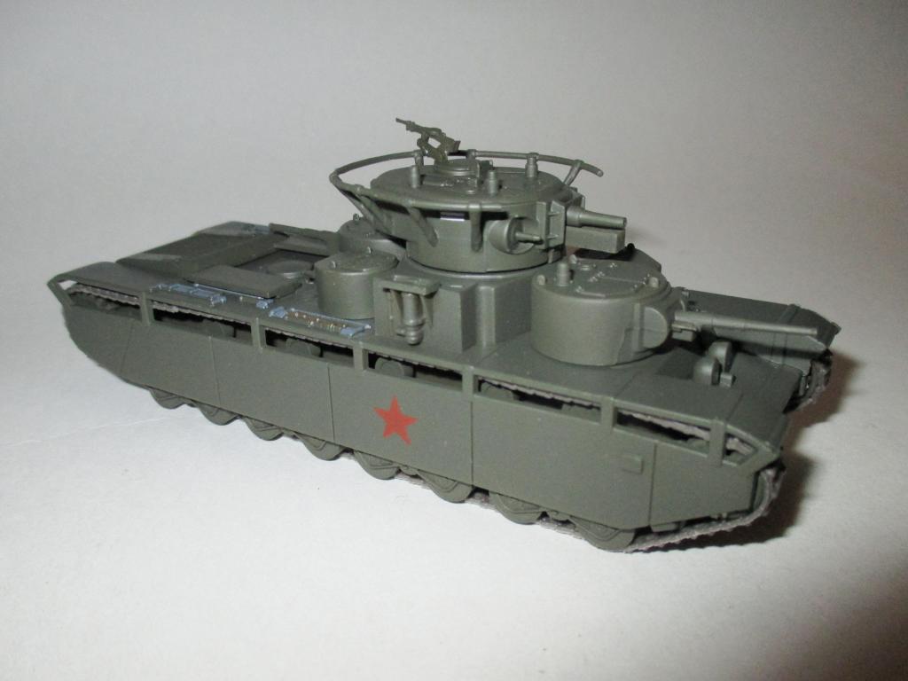 модель танк T-35 / Т-35 (готовая Фабричная 1/72) Описание!!!