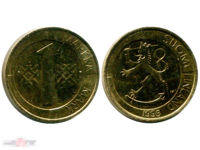 1 марка Финляндии 1995 г.