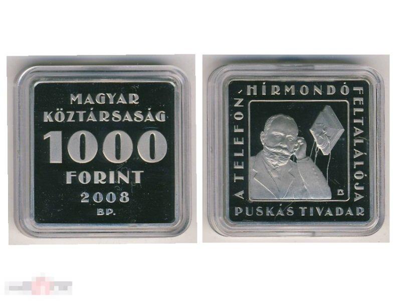 1000 форинтов Венгрии 2008 г. Телефон