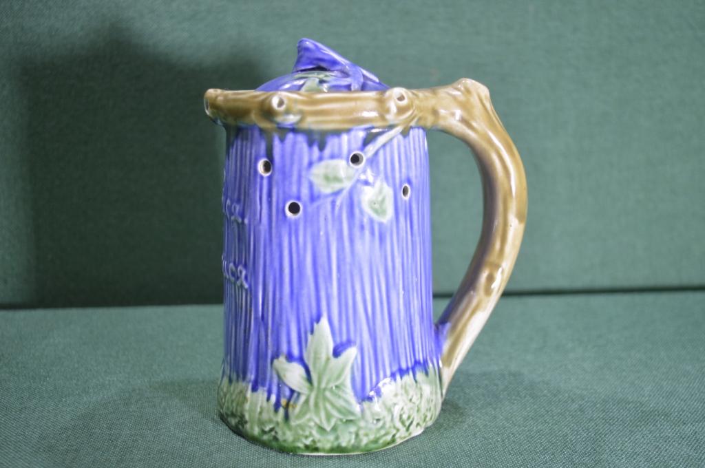 Кружка шутиха, с секретом "Напейся, но не облейся". Керамика, фаянс.