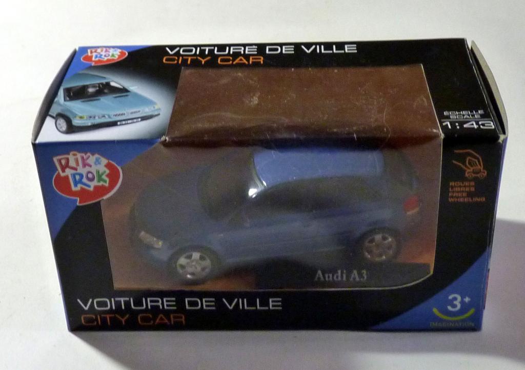Масштабная модель Audi A3 1:43 "Rik Rok" Hongwell в коробке
