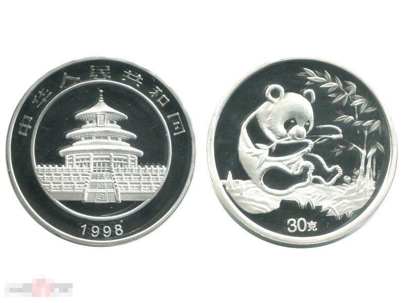 Монетовидный жетон Китайская панда 1998 г.
