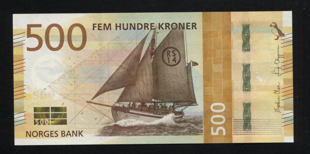 Норвегия 500 крон 2018 UNC пресс 393 дешево