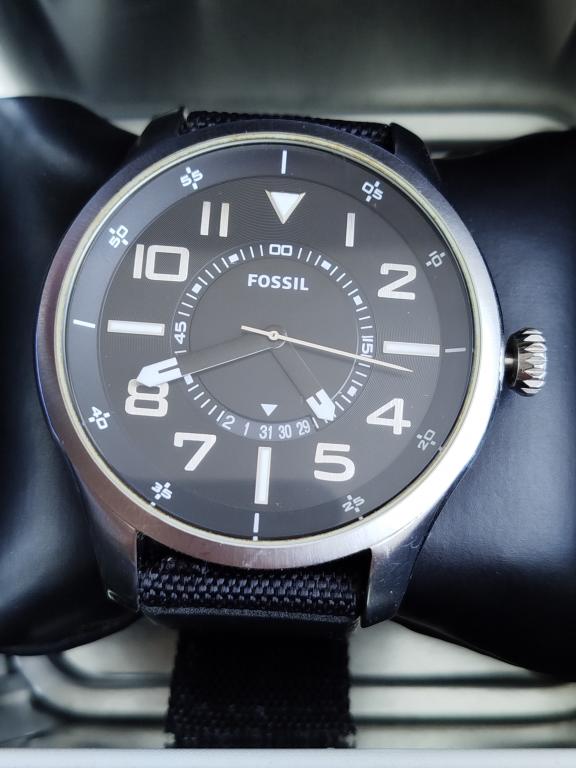 ОРИГИНАЛЬНЫЕ ЧАСЫ FOSSIL FS-4458 С ДАТОЙ.