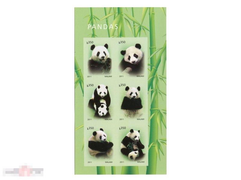 Лист марок Малави (Панда) 1 шт. (6)