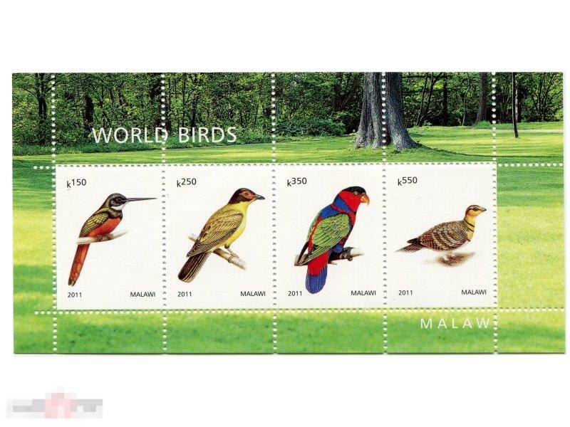 Лист марок Малави (Птицы) 4 шт. (8)