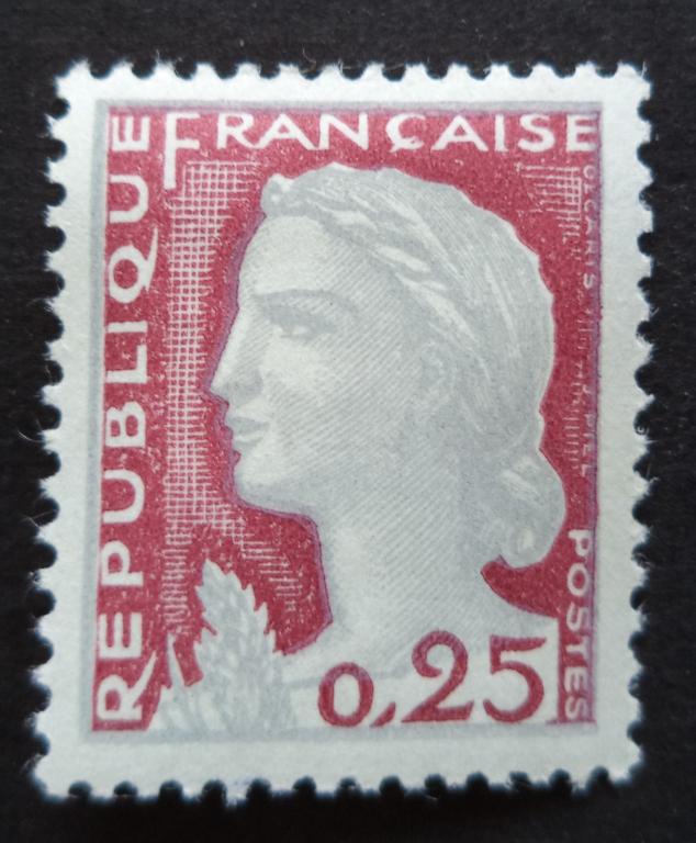 Франция 1960 г.  Марианна  *  К.2