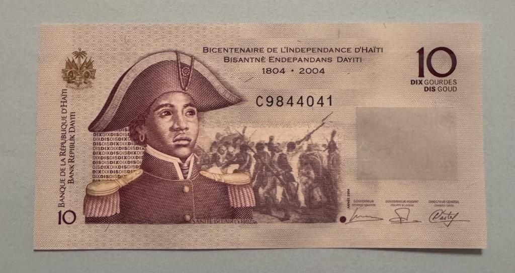 Гаити. 10 гурд. 2004. UNC.