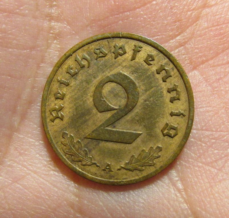 2 пфеннига 1937 Германия (л13/2/2)