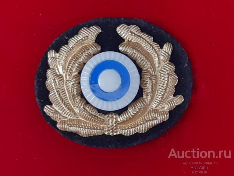 Кокарда офицерская №2. Финляндия. Оригинал!