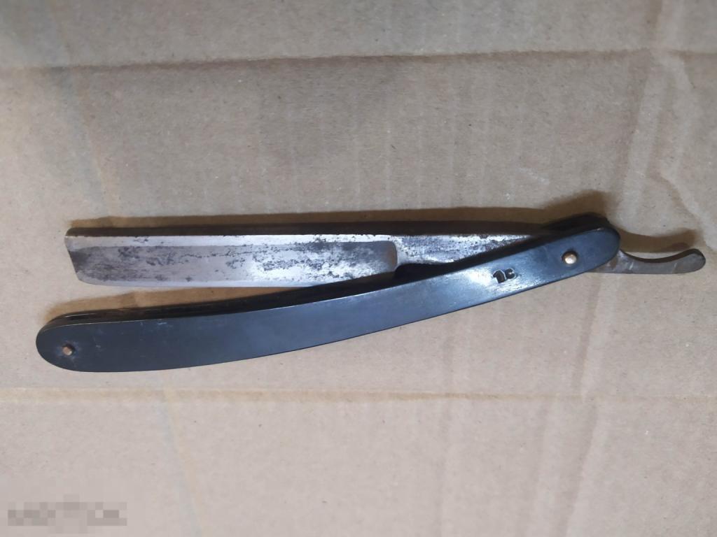 Опасная Бритва Солдатская Штамп Завод № 9 СССР  1938 год Редкая (принадлежала фронтовику)