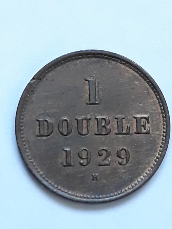 Гернси 1 дубль 1929 КМ 11