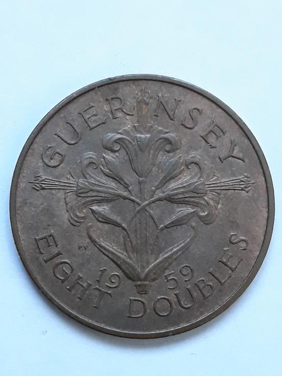 Гернси 8 дублей 1959 КМ 16