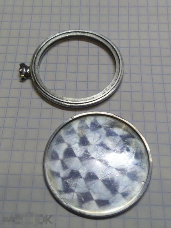 Задняя крышка Хронографа + Корпус + Гравировка  Тонкая Молния ЧК-6  50 годы СССР
