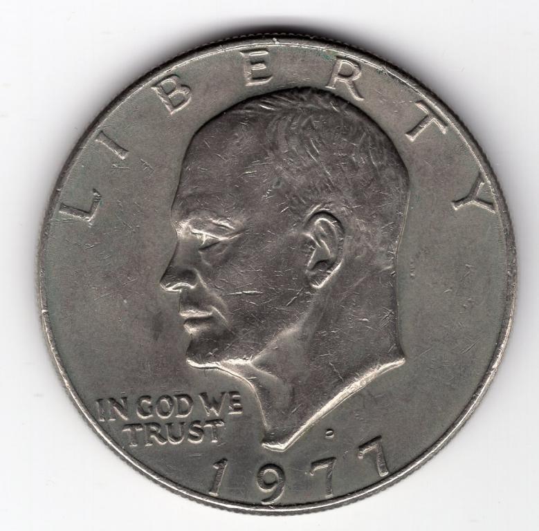 1 доллар - США - 1977 D - Дуайт Эйзенхауэр - KM#A203