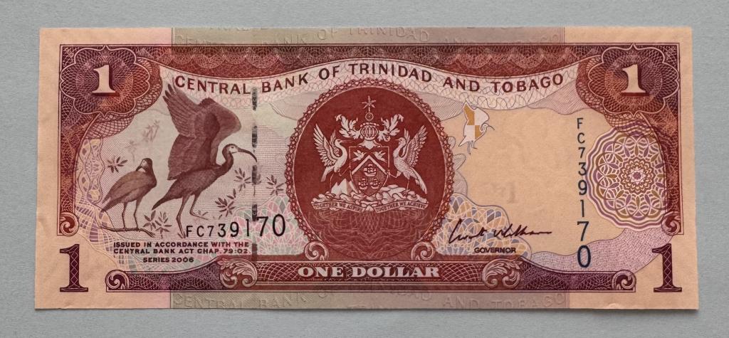 Тринидад и Тобаго. 1 доллар. 2006. UNC.