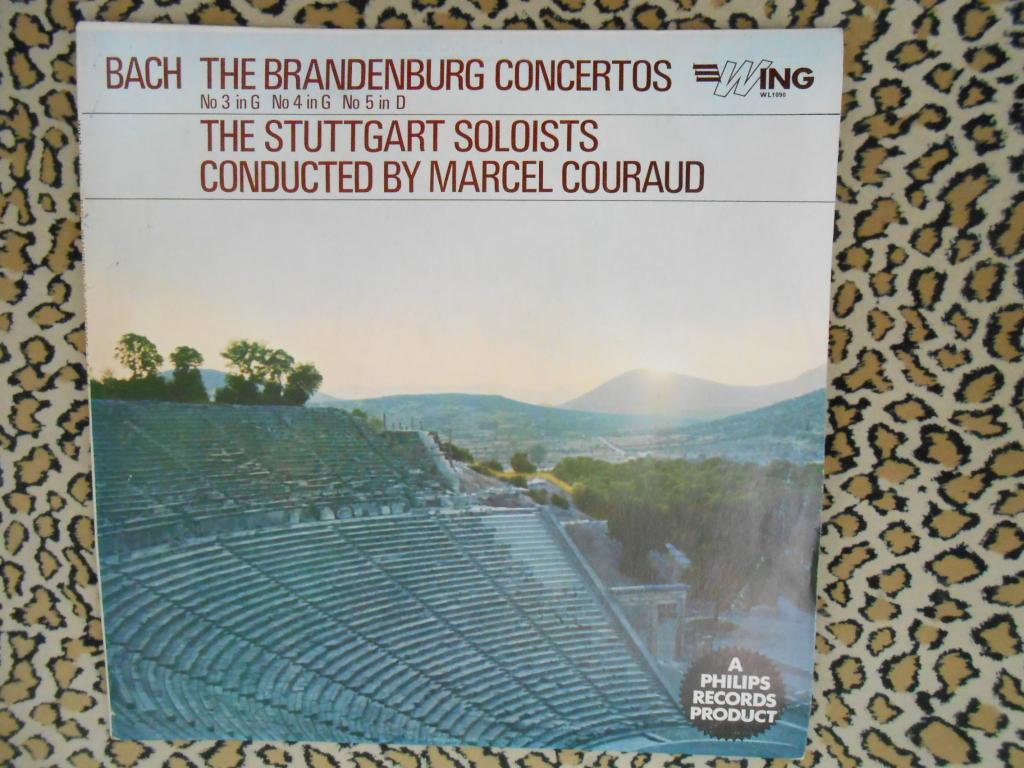 LP Bach, Stuttgart Soloists, Marcel Couraud – The Brandenburg Concertos