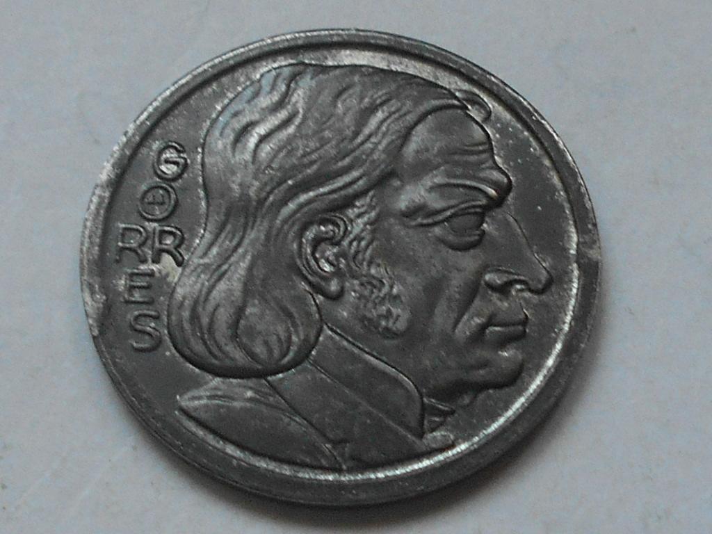 25 пфеннигов 1921 год германия нотгельд железо