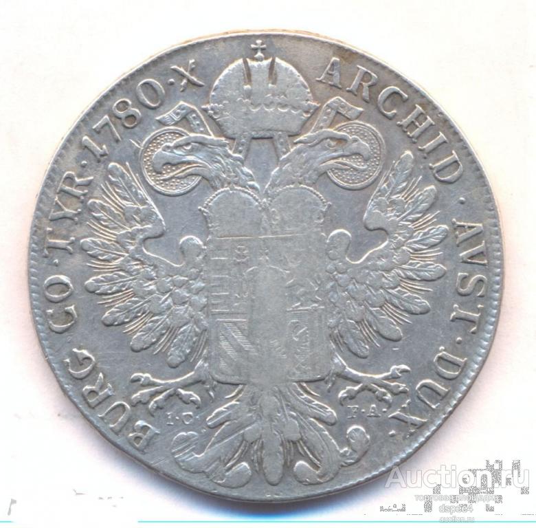 Австрия 1 талер 1780 IC FA (не рестрайк !!!) Мария Терезия  , Бургау
