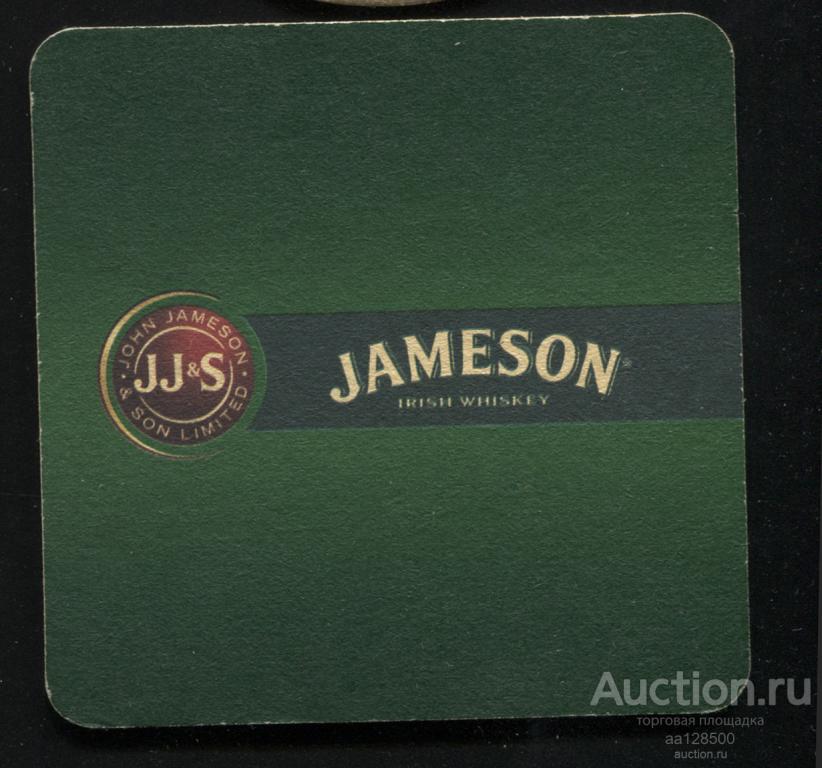 Бирдекель Jameson Ирландский виски подставка