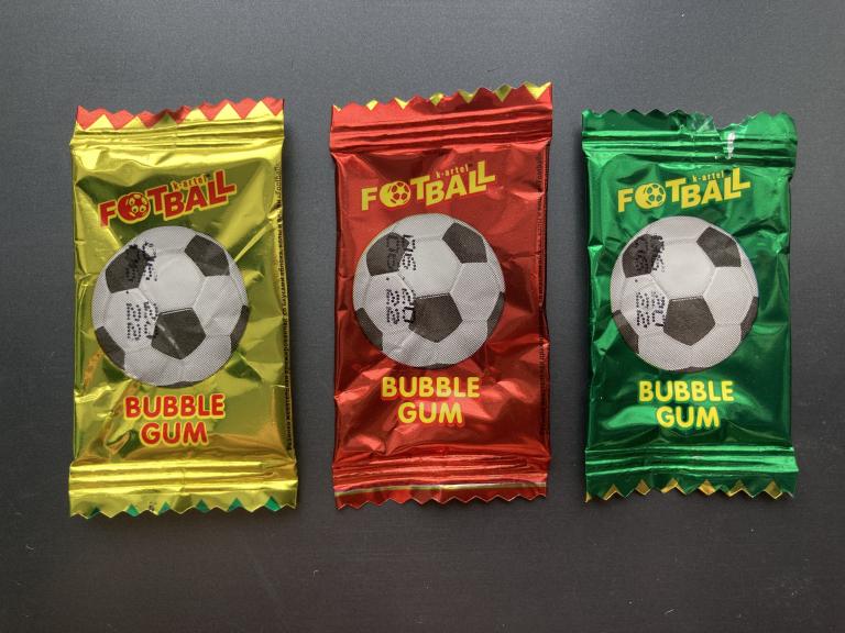 Football bubble gum K-artel, комплект