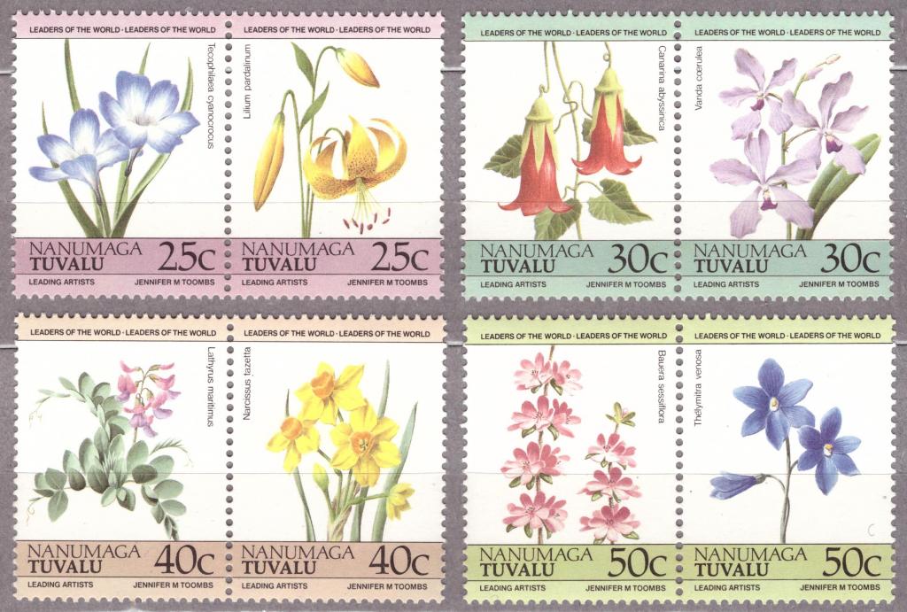 Тувалу - Нанумага. 1985. Цветы. Флора **