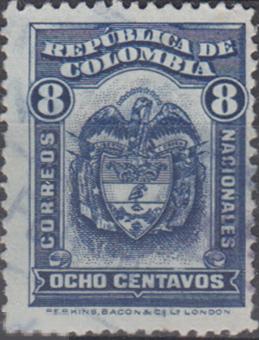 1926 Колумбия Стандарт Герб № 299 гаш 0.30 евро
