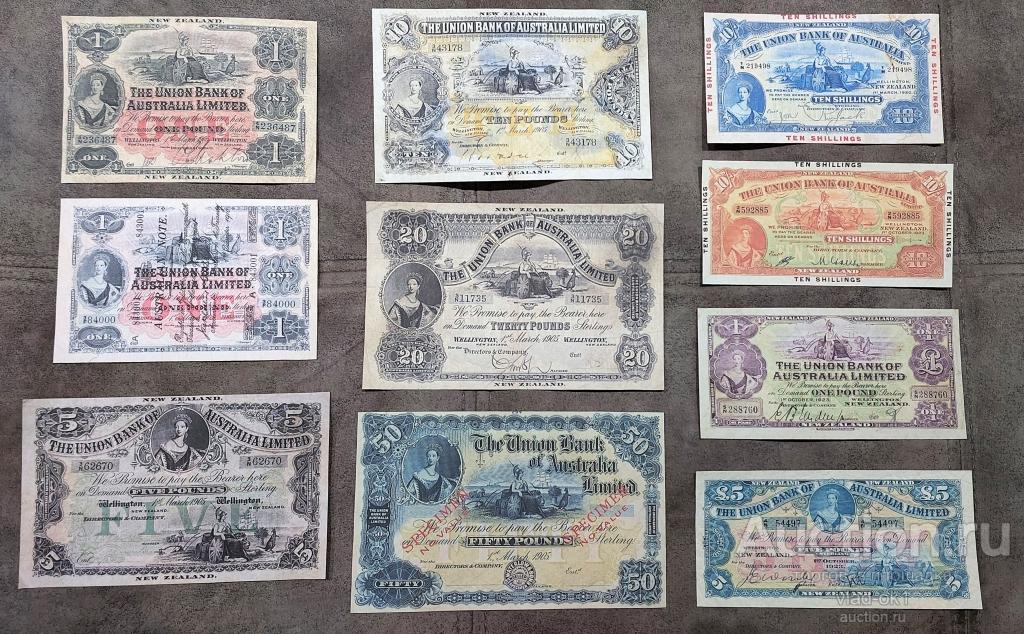 Качественные КОПИИ с В/З Австралия-Новая Зеландия Set-D 1905-1923 г.