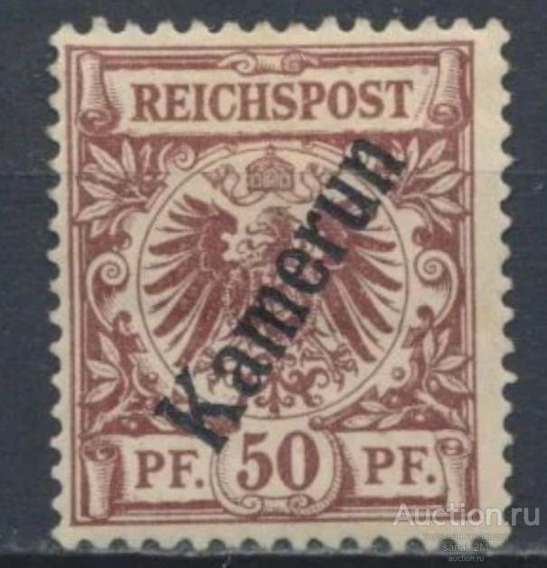 колонии Германии 1897 Камерун М.6 надпечатка * ch1