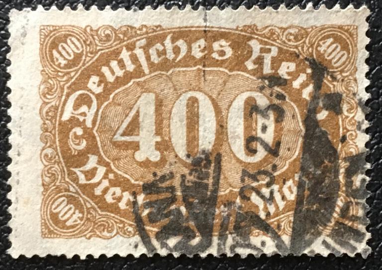 Марка. Стандартный выпуск. Германия. 1922 г.