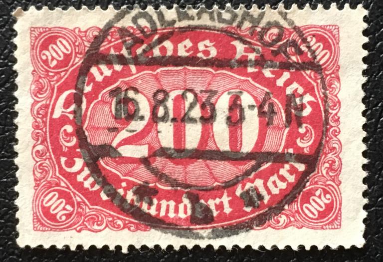 Марка. Стандартный выпуск. Германия. 1922 г.