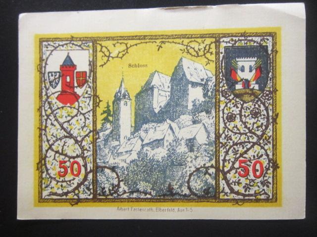 ГЕРМАНИЯ НОТГЕЛЬД    50  ПФЕННИГОВ   WESTERBURG