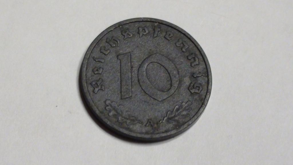 10 пфеннигов 1945 A Германия 3-рейх (3)