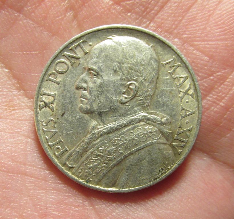 10 лир 1935 Ватикан 1935 (л4/3/3)
