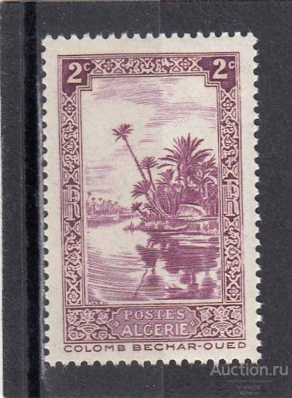 ALGERIE АЛЖИР ФРАНЦУЗСКИЕ КОЛОНИИ    Виды Ландшафты № 104  1936  Сост** MNH