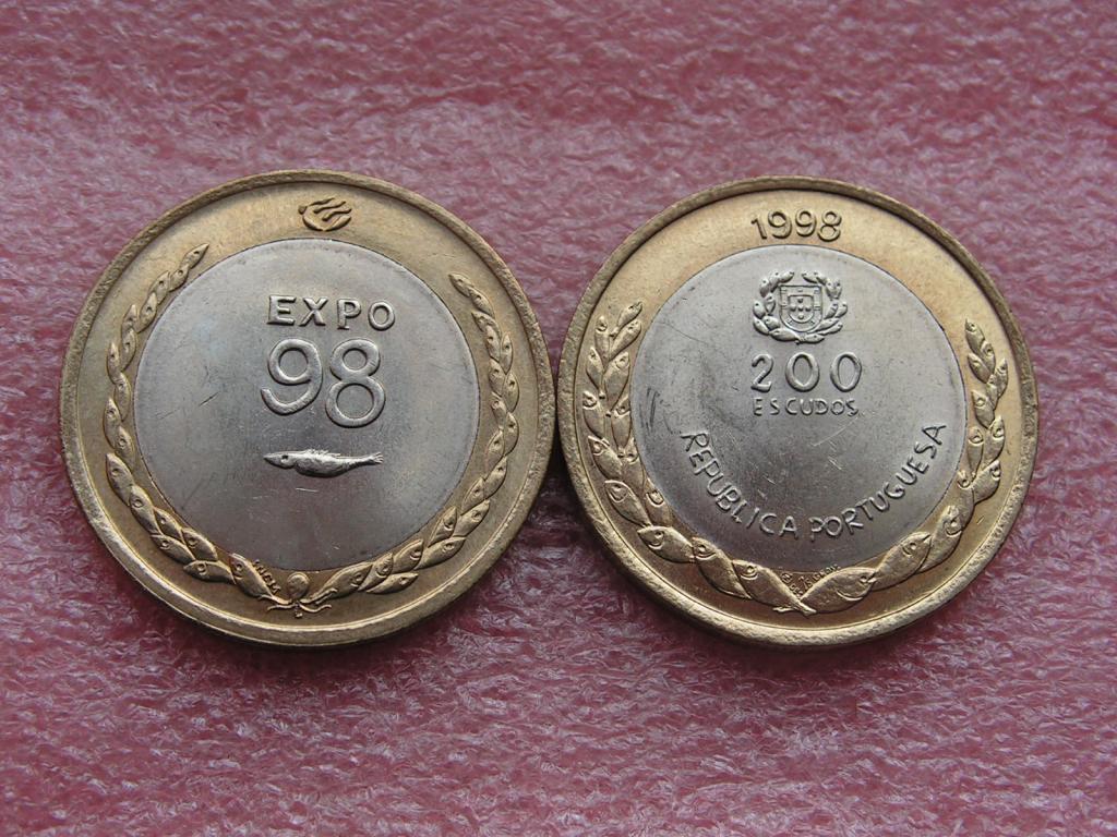 Португалия 200 эскудо 1998 ЭКСПО unc