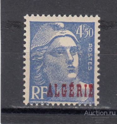 ALGERIE АЛЖИР ФРАНЦУЗСКИЕ КОЛОНИИ  Стандарт Марианна № 237 Надпечатка 1946  Сост** MNH