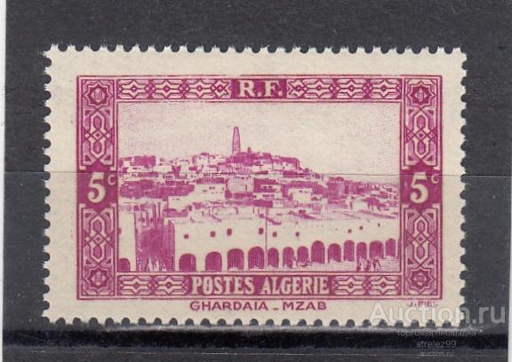 ALGERIE АЛЖИР ФРАНЦУЗСКИЕ КОЛОНИИ    Архитектура № 106  1936  Сост** MNH