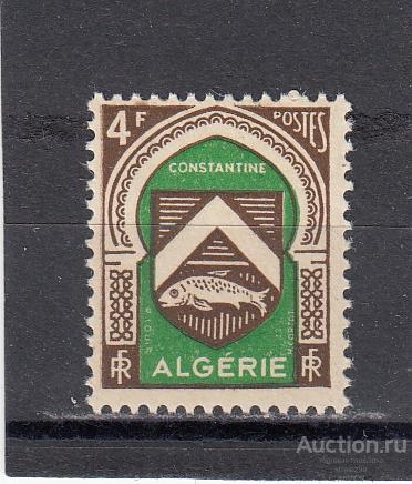ALGERIE АЛЖИР ФРАНЦУЗСКИЕ КОЛОНИИ  Стандарт Герб № 270  1947 Сост** MNH
