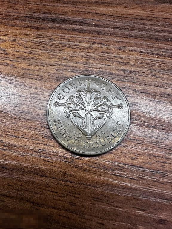 8 ДУБЛЕЙ Doubles 1956 • Гернси • Guernsey