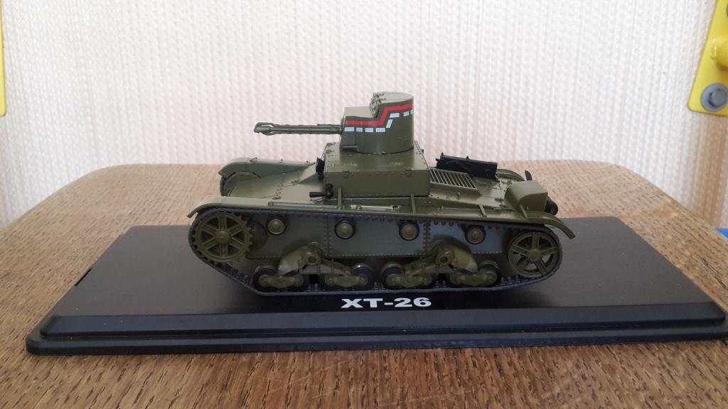 ТАНК   ХТ 26  СССР  SSM IXO  MODIMIO Масштаб 1-43