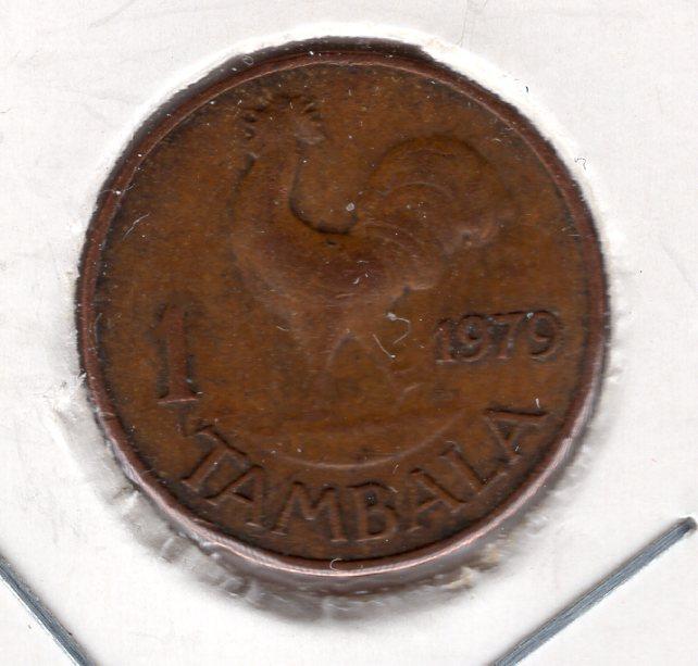 1 тамбала - Малави - 1979 - Петух - KM#7.2