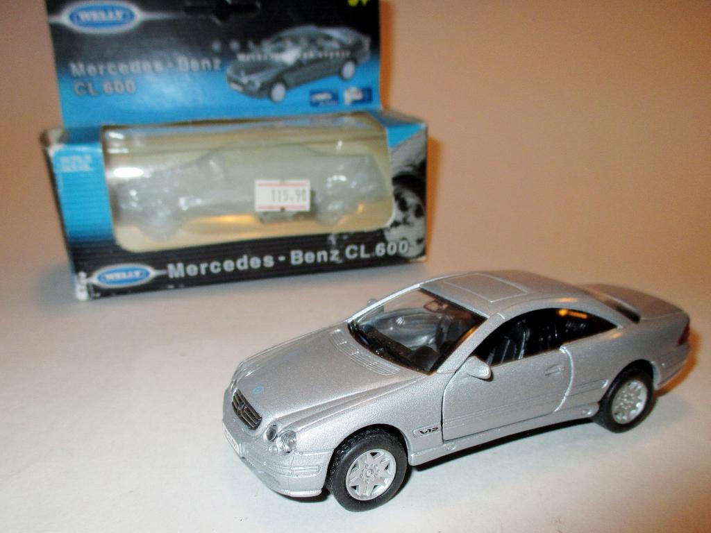 модель авто Mercedes Benz CL 600 / Мерседес Бенц ЦЛ 600 (WELLY) Читайте описание!!!
