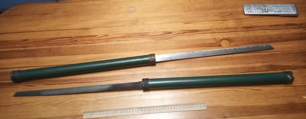 японский парный меч , подарочный, редкий