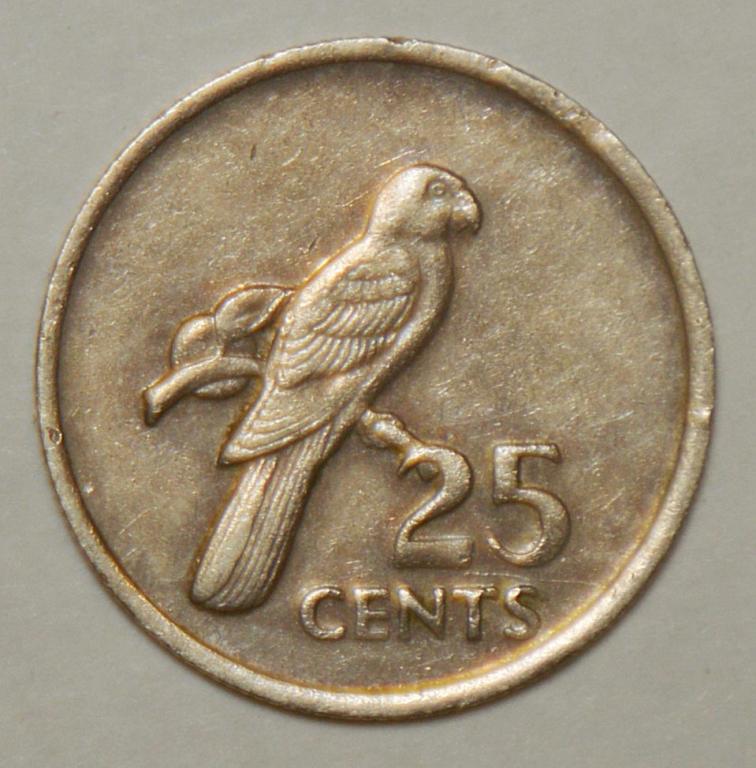 Сейшельские острова Сейшелы 25 центов 1977 (Н9)